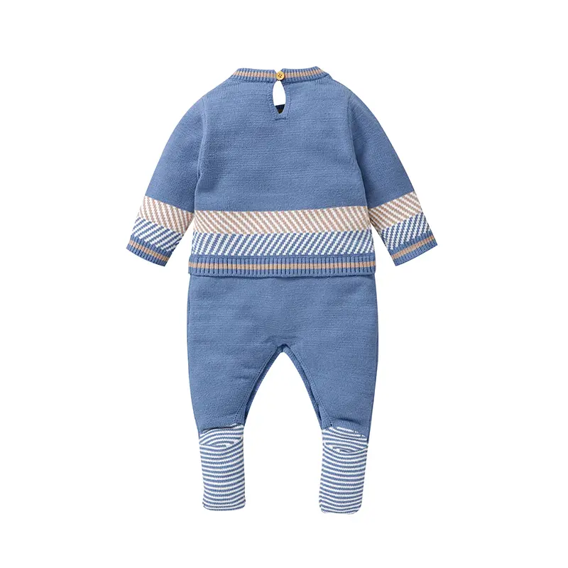 Skin-friendly Baby Rompers Long Sleeve Knitted Newborn Boys & Girls  Bodysuit Jumpsuits Autumn Winter Soft Infant Outfits