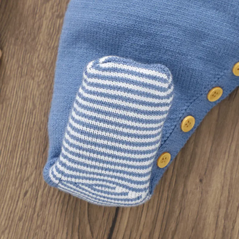Skin-friendly Baby Rompers Long Sleeve Knitted Newborn Boys & Girls  Bodysuit Jumpsuits Autumn Winter Soft Infant Outfits