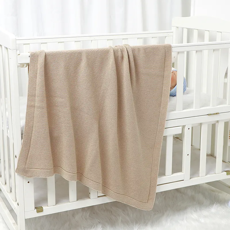All Seasons Baby Cotton Security Blankets Solid Color Newborn Infant Nursery Swaddle Wraps Soft Muslin Baby Swaddle Blankets