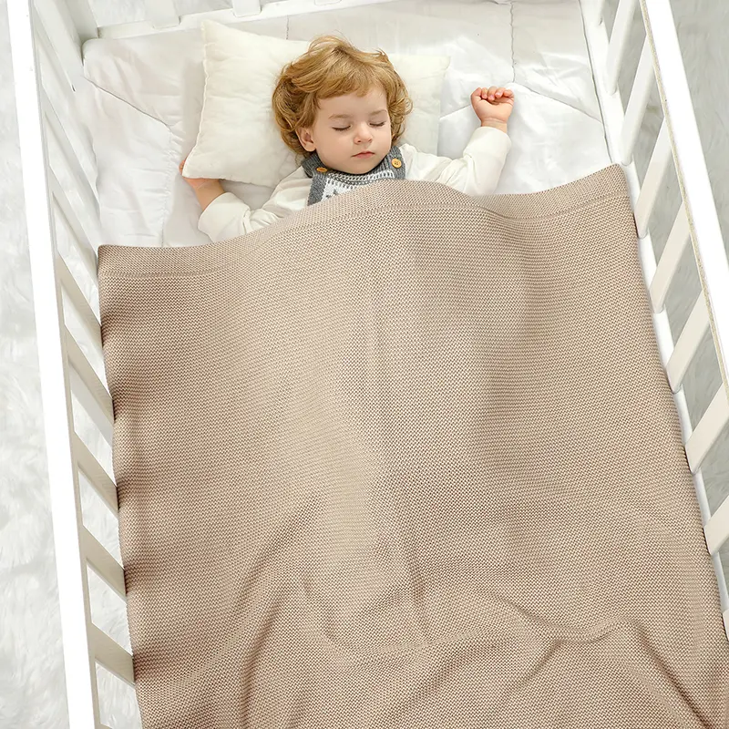All Seasons Baby Cotton Security Blankets Solid Color Newborn Infant Nursery Swaddle Wraps Soft Muslin Baby Swaddle Blankets