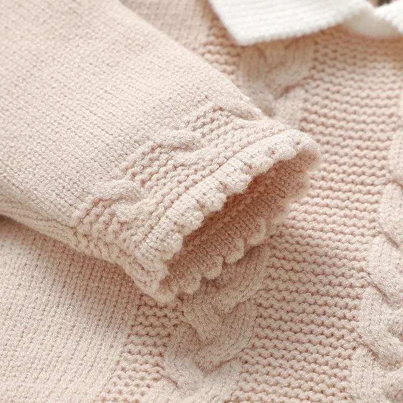 Baby Girls Autumn Winter Turn-down Collar Long Sleeve Sweater+ Long Trouser Sets Baby Bowknot Tops + Solid Color Bottoms Outfits