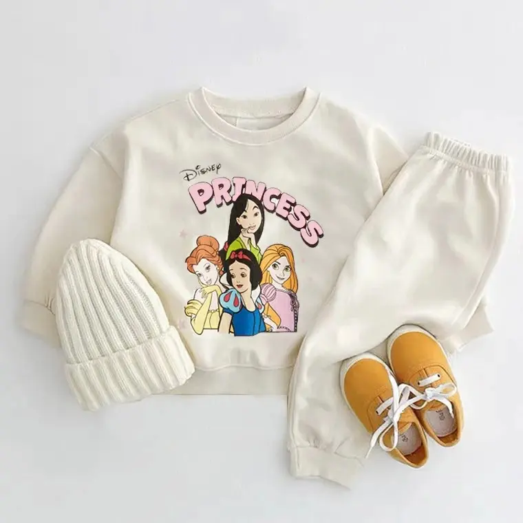 Mickey Baby Long Sleeve Set Sports Set Spring And Autumn Loose Fashion Children's Wear Sports Shirt+sports Pants Set