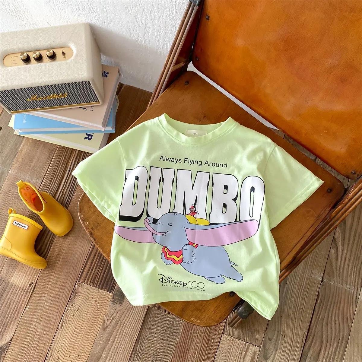 Snoopy Cartoon Children 2024 New Fashion Boy And Girl Children Hoodie Spring And Autumn Baby Short-sleeved T-shirt