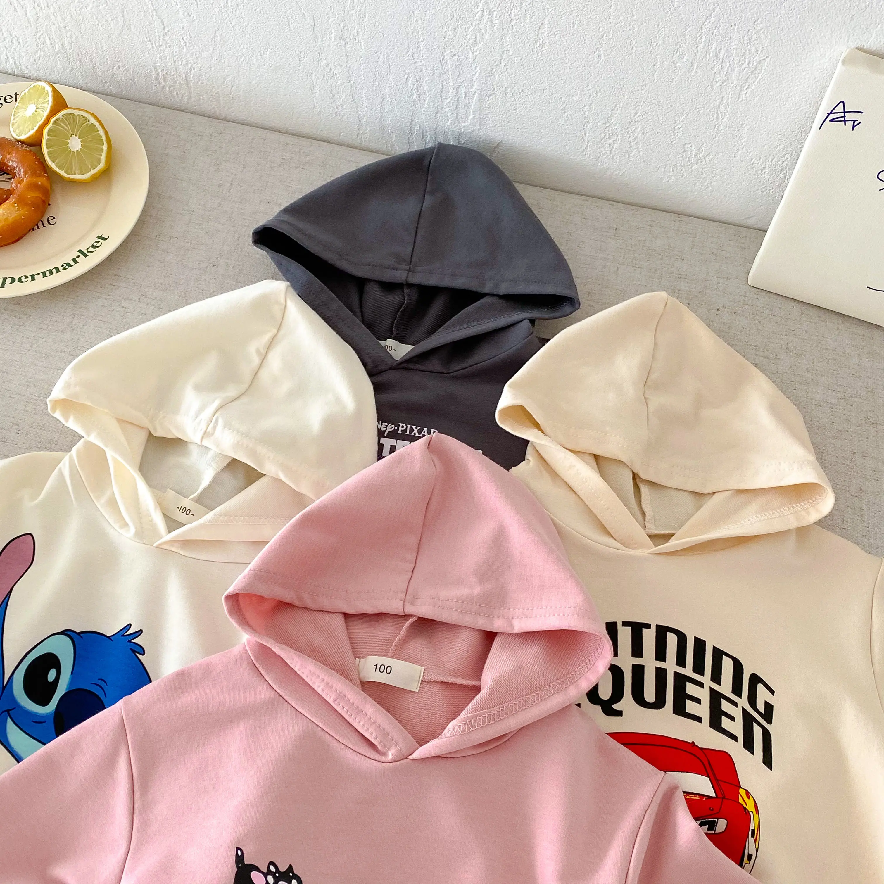 Autumn New Children's Casual Clothing Set Anime Boys Hoodie Pants Two Piece Set Disney Children's Sportswear
