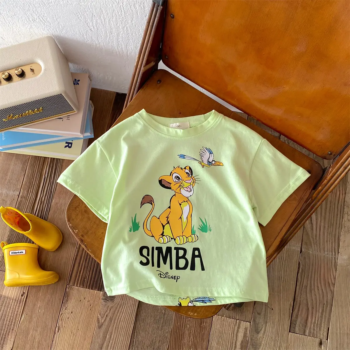 Snoopy Cartoon Children 2024 New Fashion Boy And Girl Children Hoodie Spring And Autumn Baby Short-sleeved T-shirt