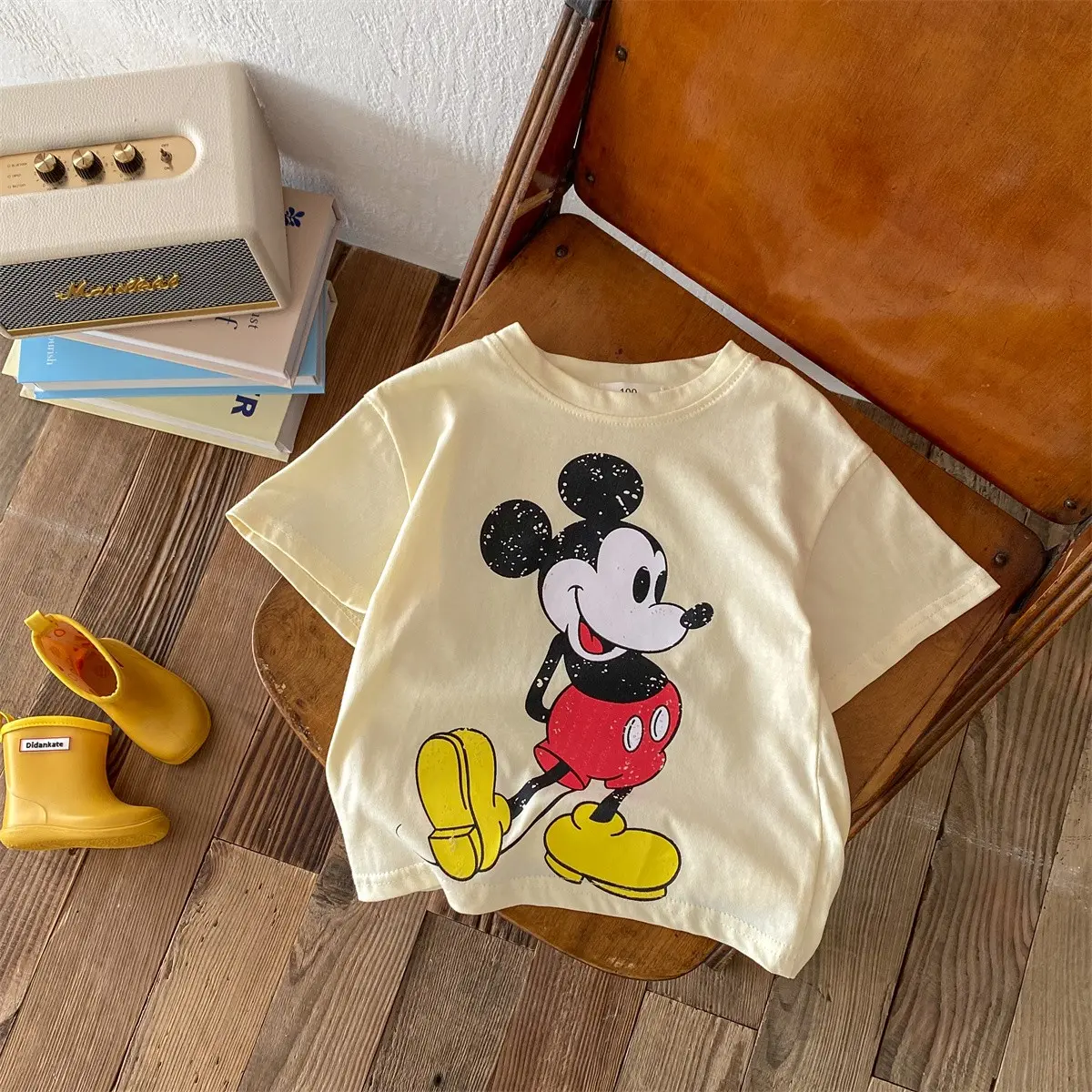 Children's Clothing T-shirt Kids Clothes Boys Girls Summer Cartoon Tops Short Sleeve Clothes 100% Cotton Baby Clothing