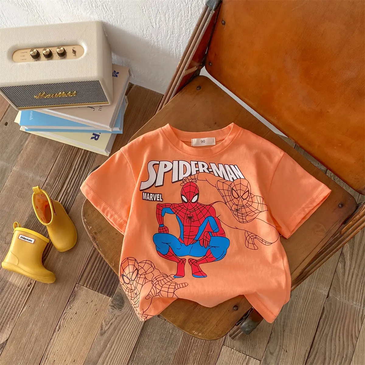 Children's Clothing T-shirt Kids Clothes Boys Girls Summer Cartoon Tops Short Sleeve Clothes 100% Cotton Baby Clothing