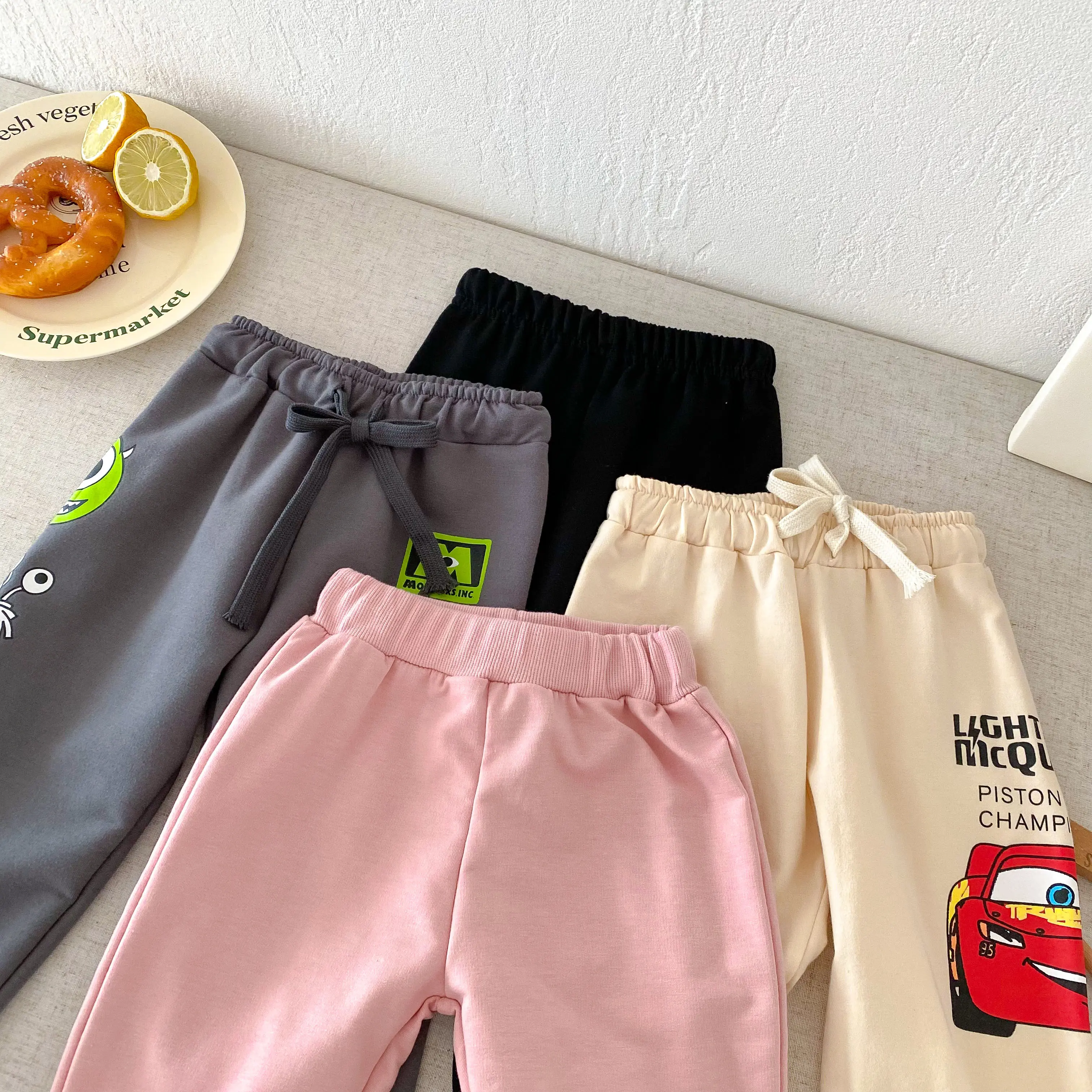 Autumn New Children's Casual Clothing Set Anime Boys Hoodie Pants Two Piece Set Disney Children's Sportswear