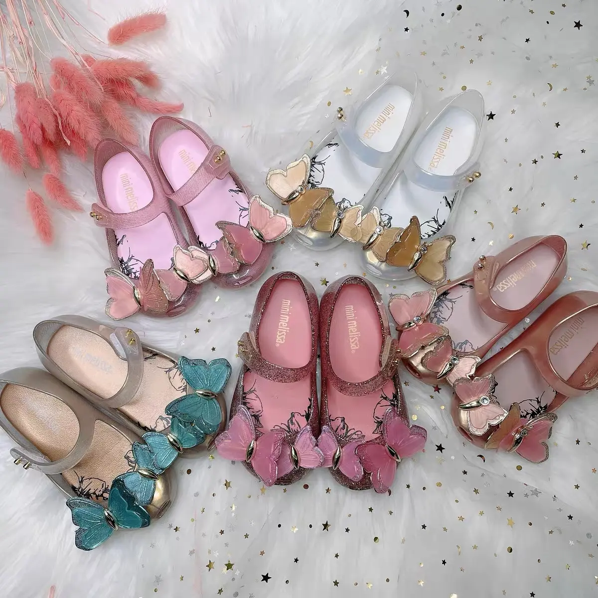 Children Princess Shoes Glitter Party Wedding Shoes For Girls Fashion Rhinestone Toddlers Ballet Flats Causal Kids Leather Shoes