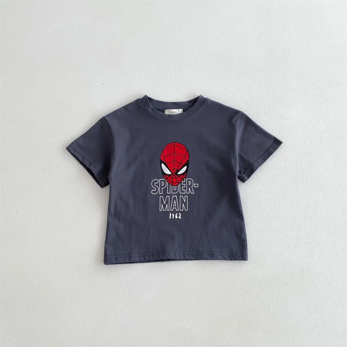 2024 Fashion Boys T-shirt Round Neck Loose Short Sleeves Tees Summer Clothing Spider Man Boys Tops T Shirts Children's Wear Tee