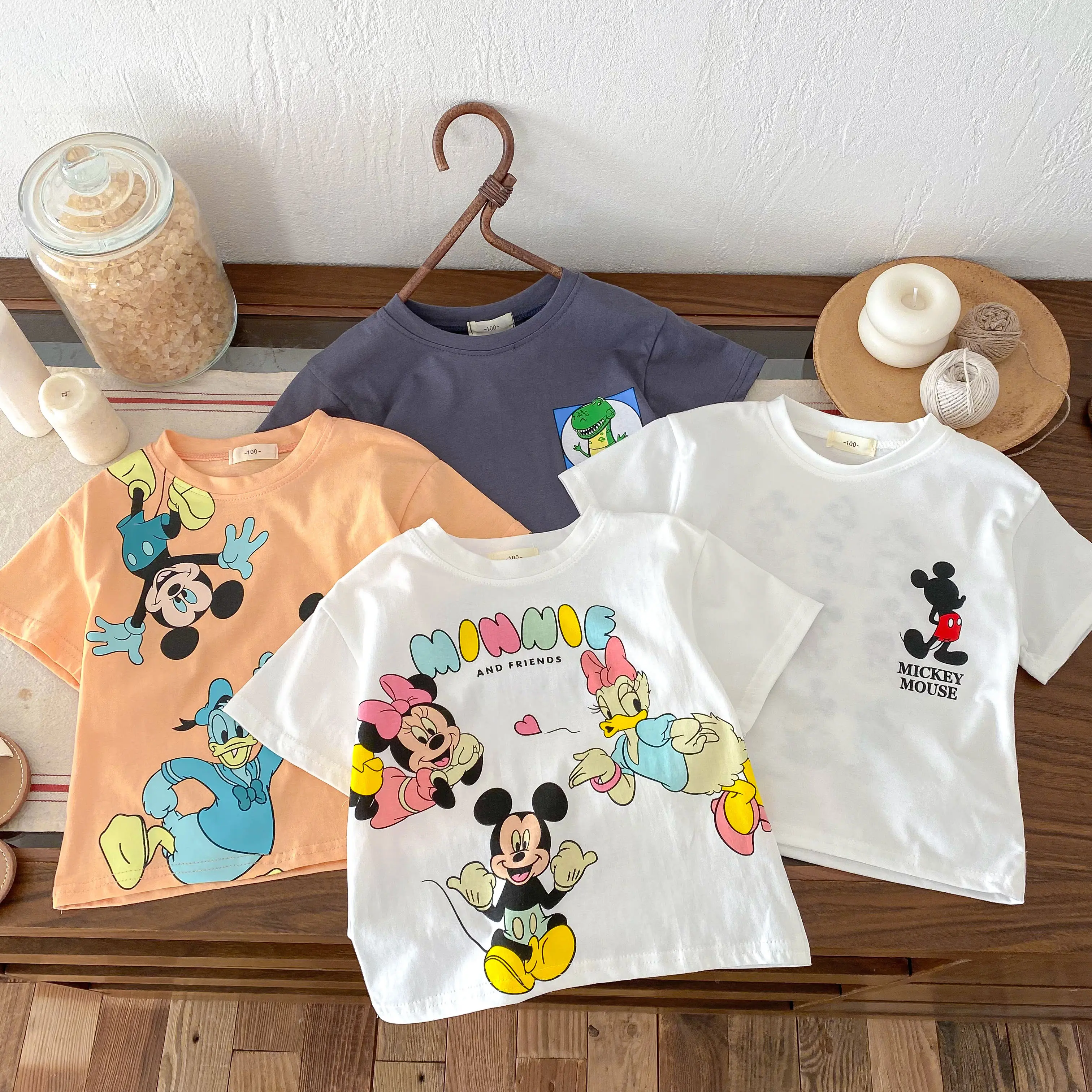 2025 New Summer Fashion Simple Children's Short Sleeved T-shirt For Girls Boys Children's Cotton Casual T-shirt Top Fashion