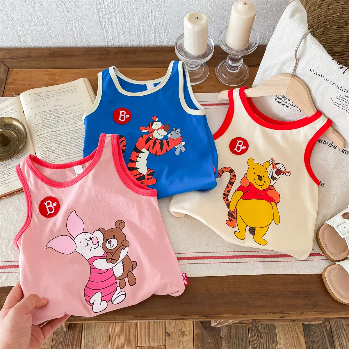 Baby Girls T-shirts for Kids Summer Sleeveless Knitted Tops Vest Outfits Girls Cute Halter Tops Tees Children Clothing