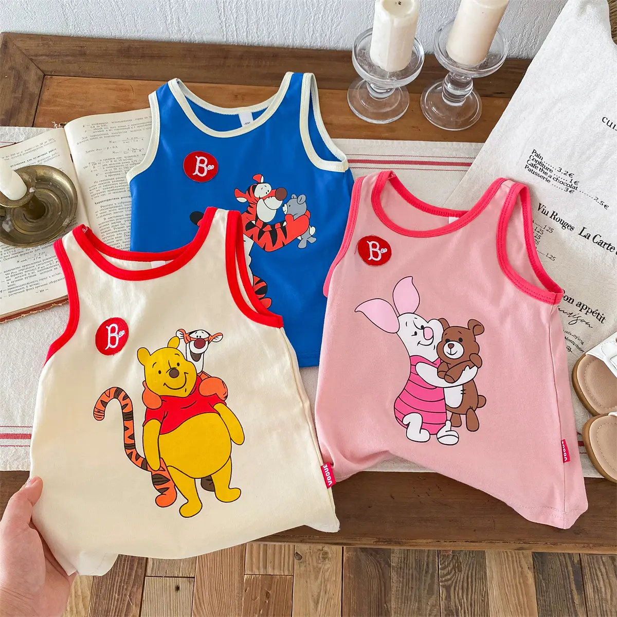 Baby Girls T-shirts for Kids Summer Sleeveless Knitted Tops Vest Outfits Girls Cute Halter Tops Tees Children Clothing
