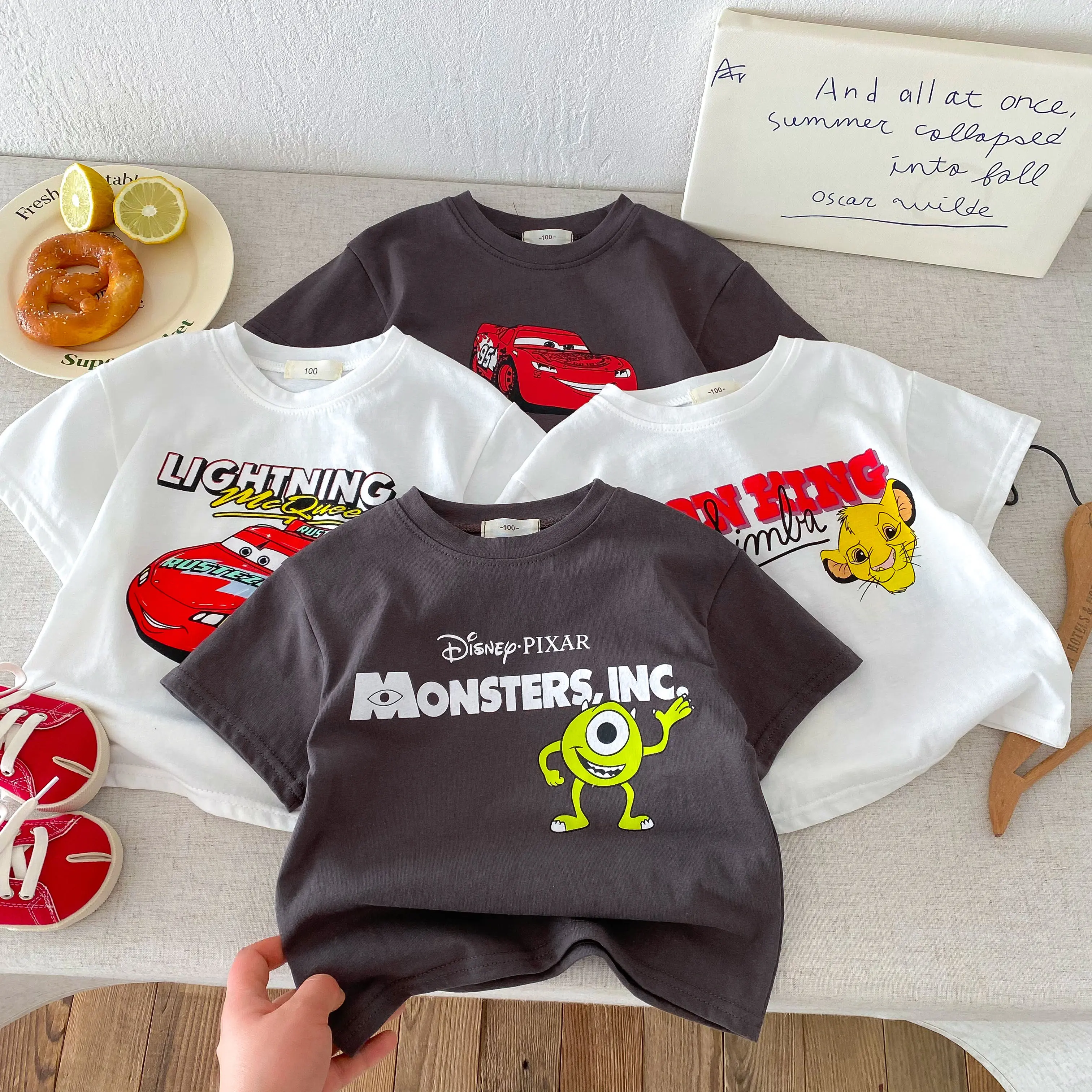 2025 New Children's Summer Top Cartoon T-shirt Short Sleeve Shirt For Boys And Girls Fashion T-shirt Short Sleeve