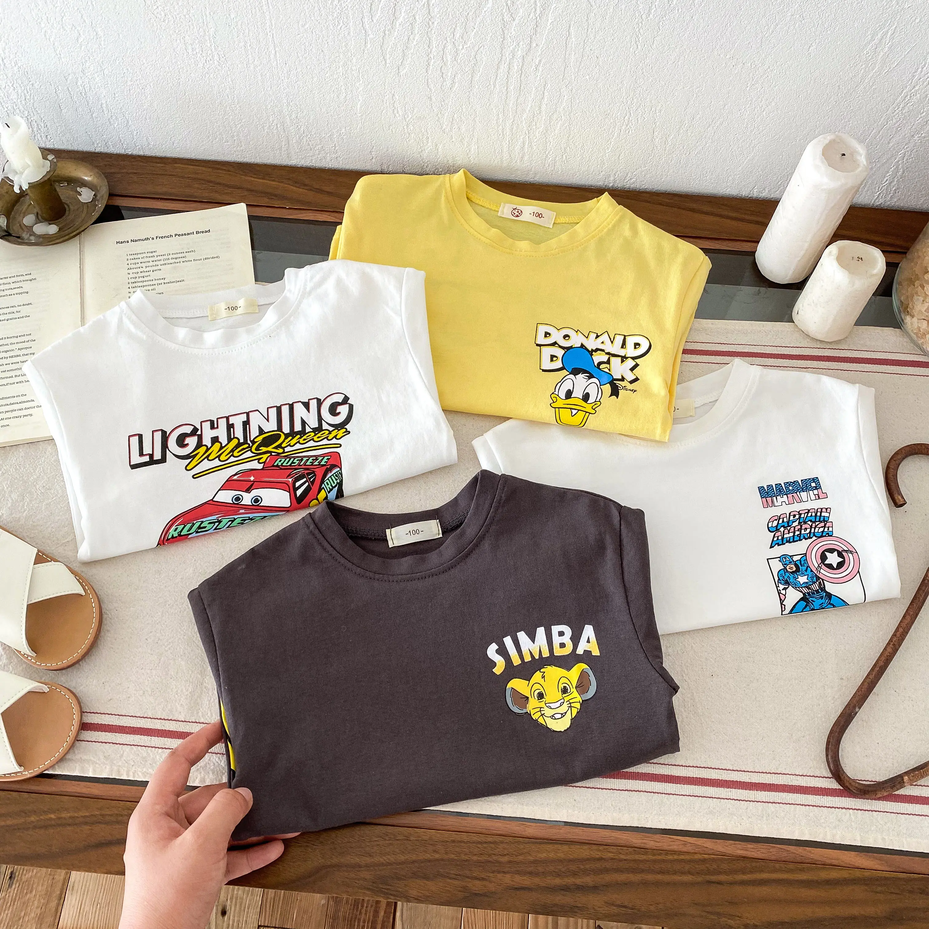 Boys And Girls Two Piece Cute T-shirt+shorts Casual Short Sleeve Shorts Set Summer Children's Clothing Printed Sports Set
