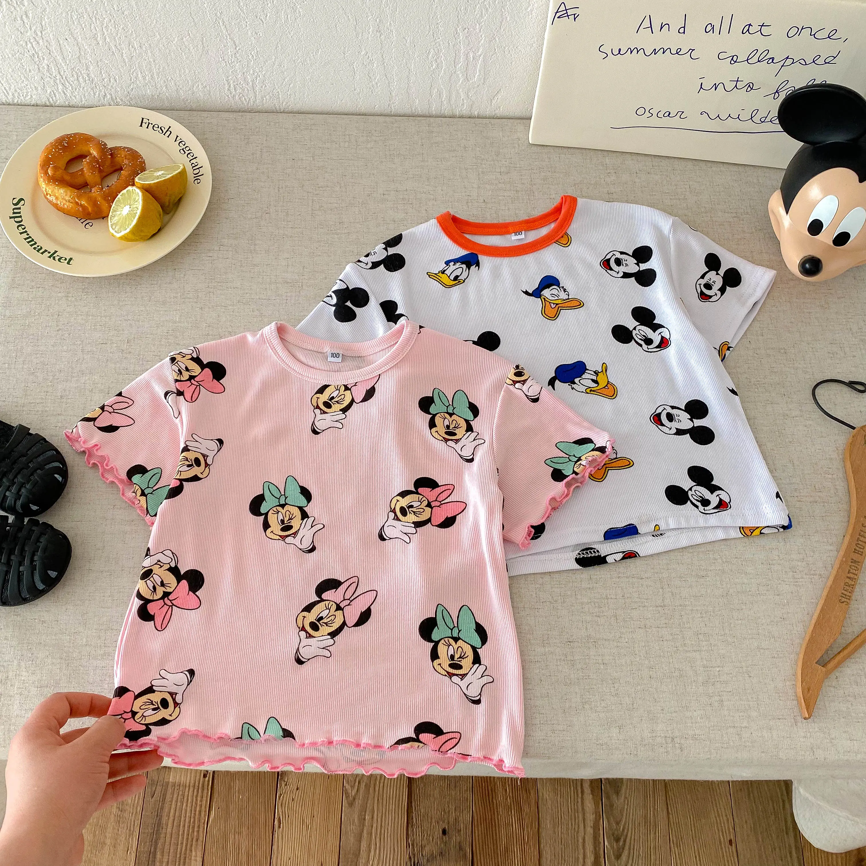 Summer Baby Boys Girls Cartoon T Shirt + Shorts Set Clothes Kids Cute Cartoon 2pcs Children Pajamas Girls Clothing Sets