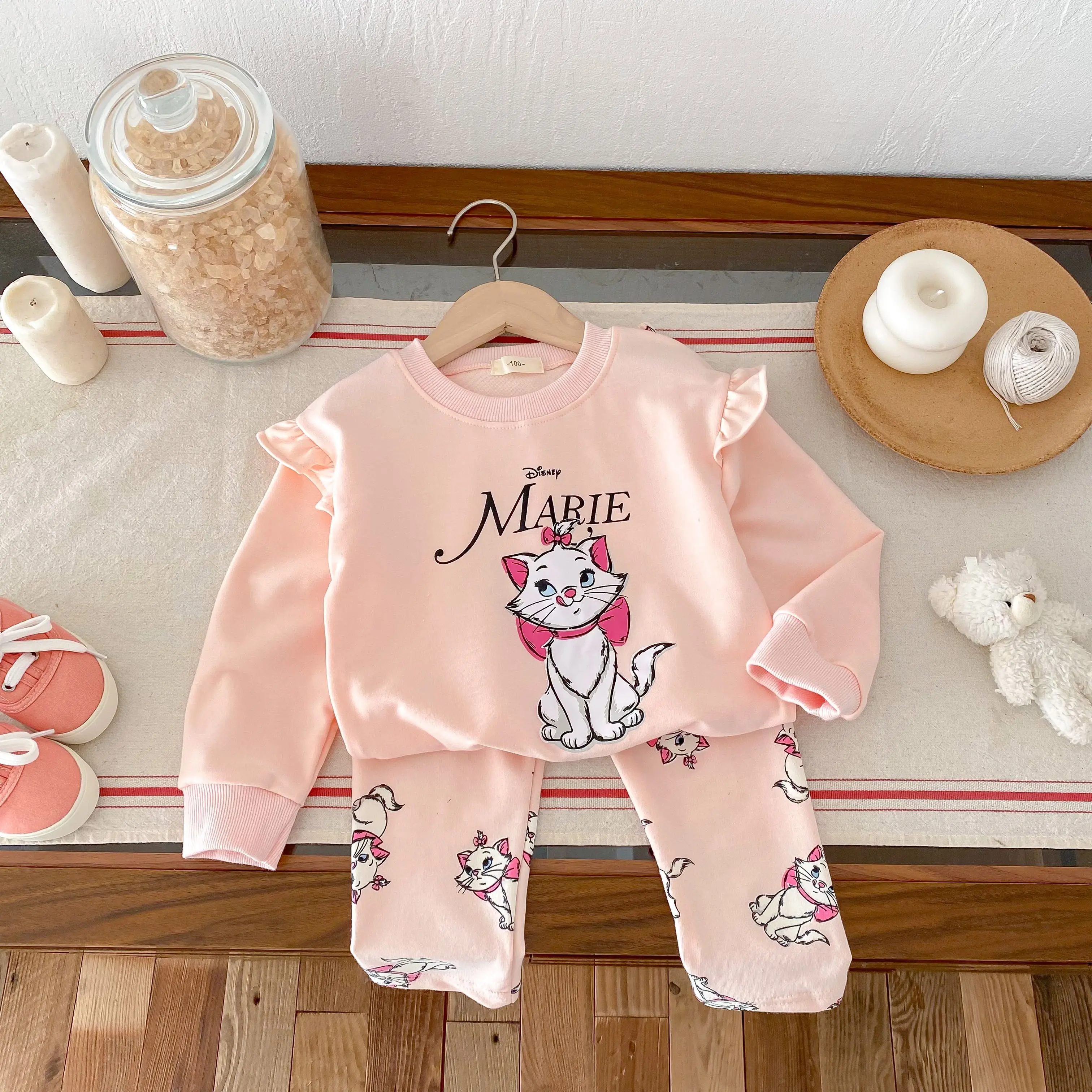 2-piece Set Of Baby Clothes Long Tops/pants Children's Casual Set Children's Clothes Long Sleeves Girls' And Boys' Clothes