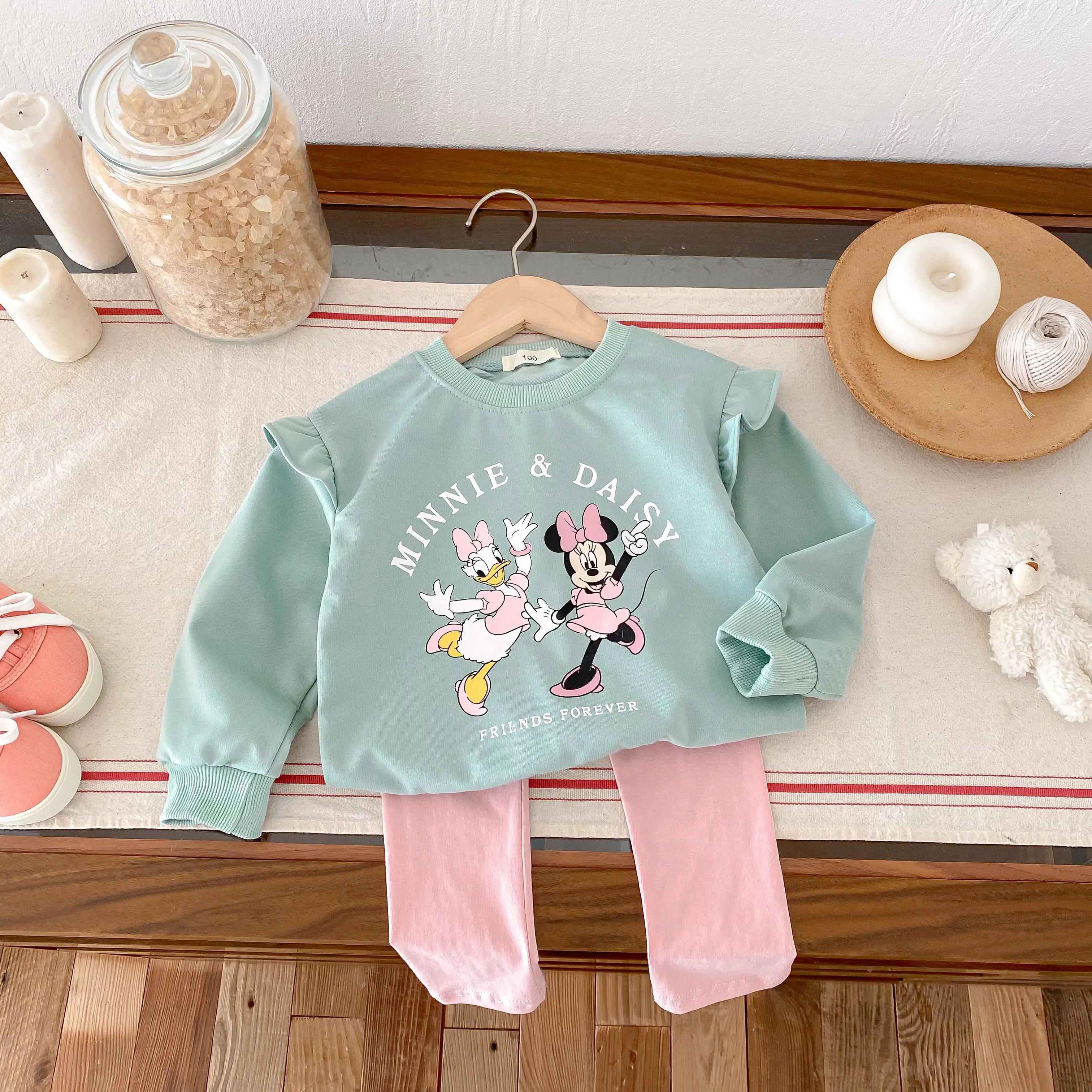 2-piece Set Of Baby Clothes Long Tops/pants Children's Casual Set Children's Clothes Long Sleeves Girls' And Boys' Clothes