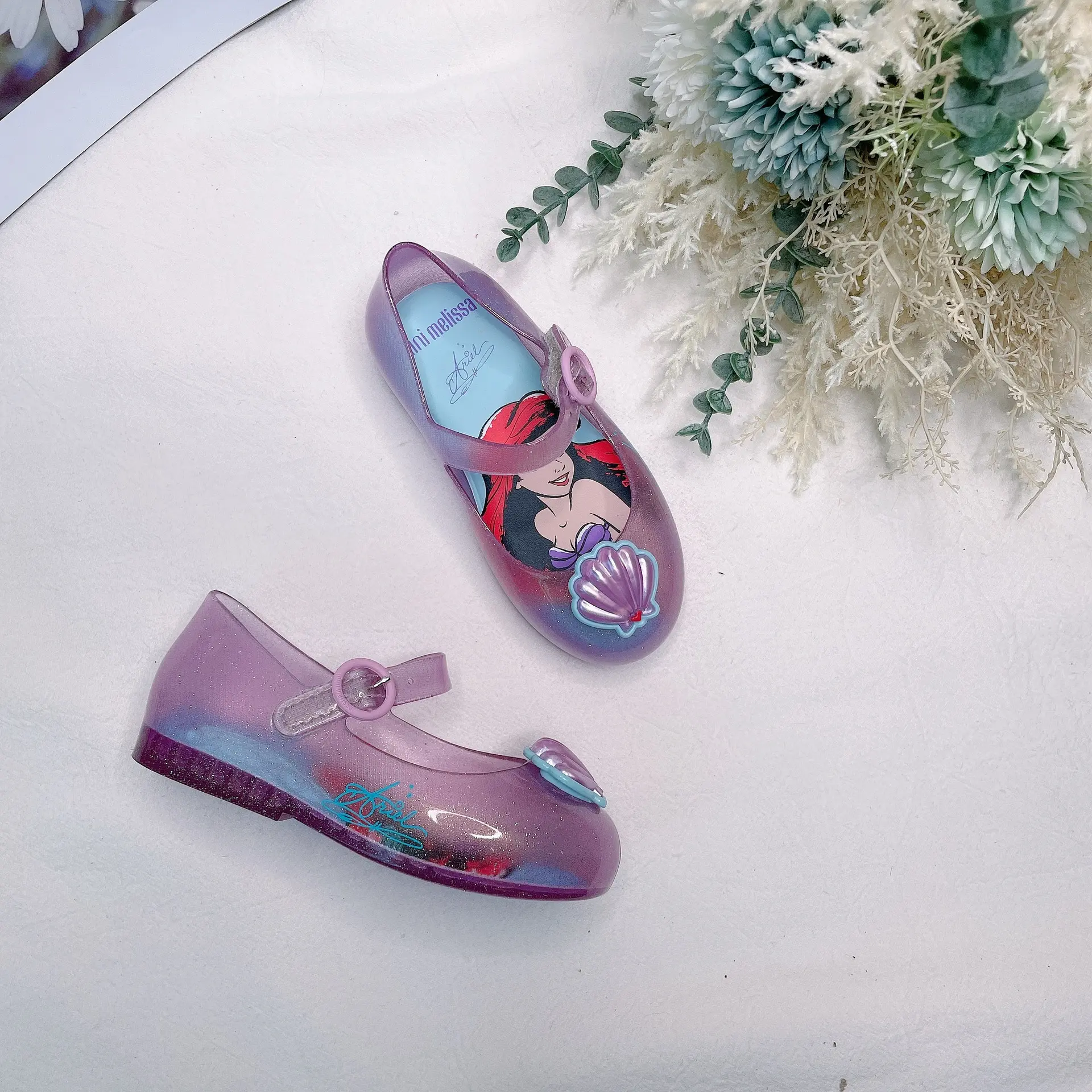 Children Princess Shoes Glitter Party Wedding Shoes For Girls Fashion Rhinestone Toddlers Ballet Flats Causal Kids Leather Shoes