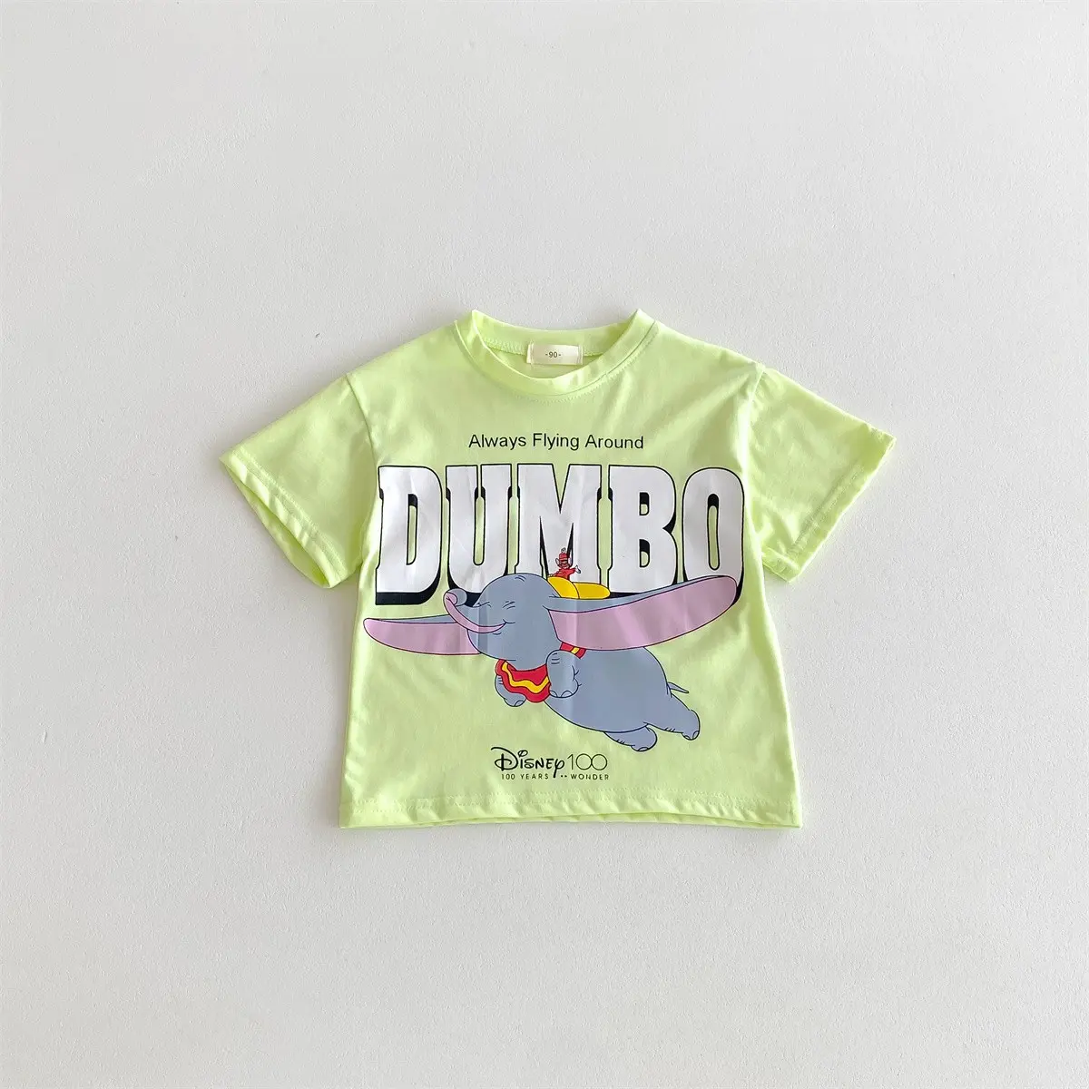 Summer Round Neck Loose And Trendy Short Sleeves 2024 Fashion Cartoon Stitch T-shirt Fashionable, Simple and Generous Children's