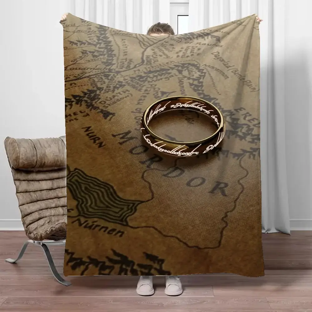 Cobertor tecido personalizado para sofá, Cama Interior para Casa, Cama de Luxo, King Size, O Senhor dos Anéis, Arcteryx