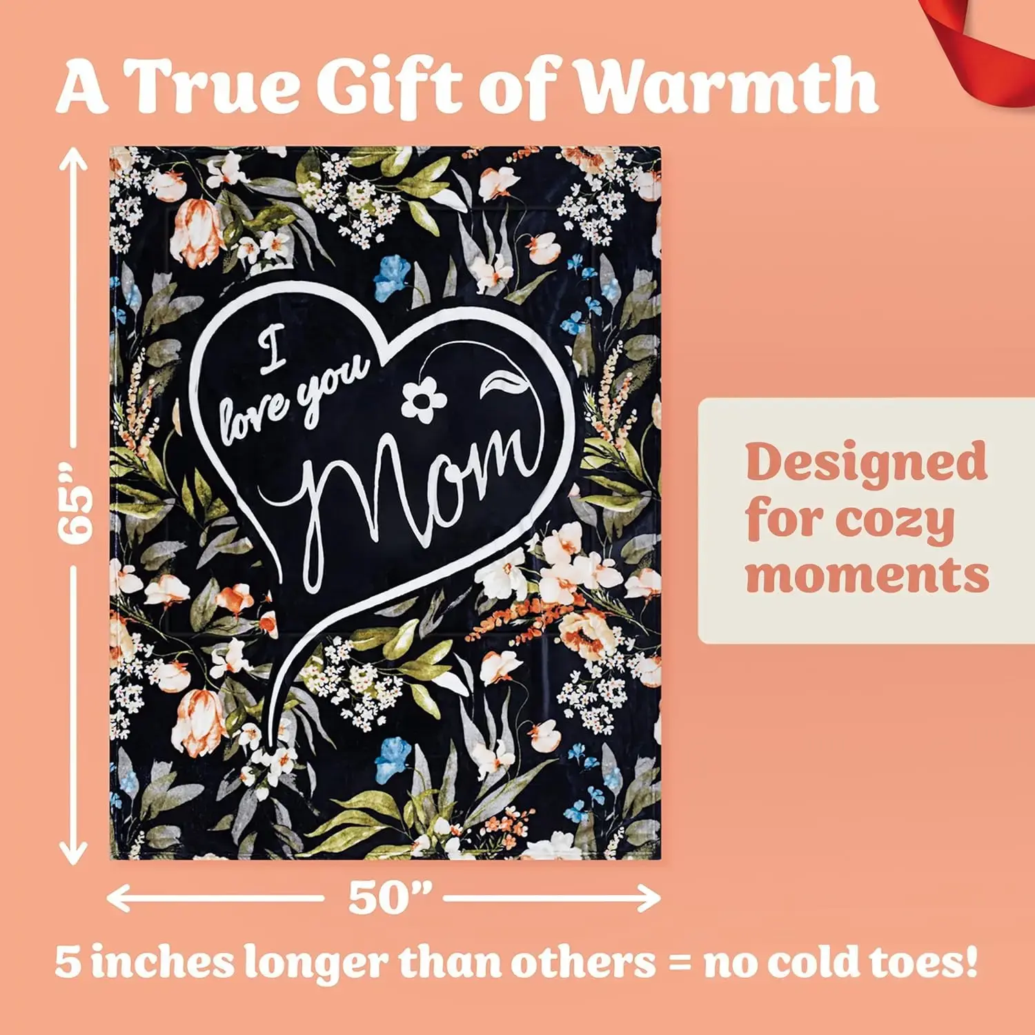 Birthday gifts for mom from son and daughter, birthday gift ideas for mom, blanket for mom, cover blanket