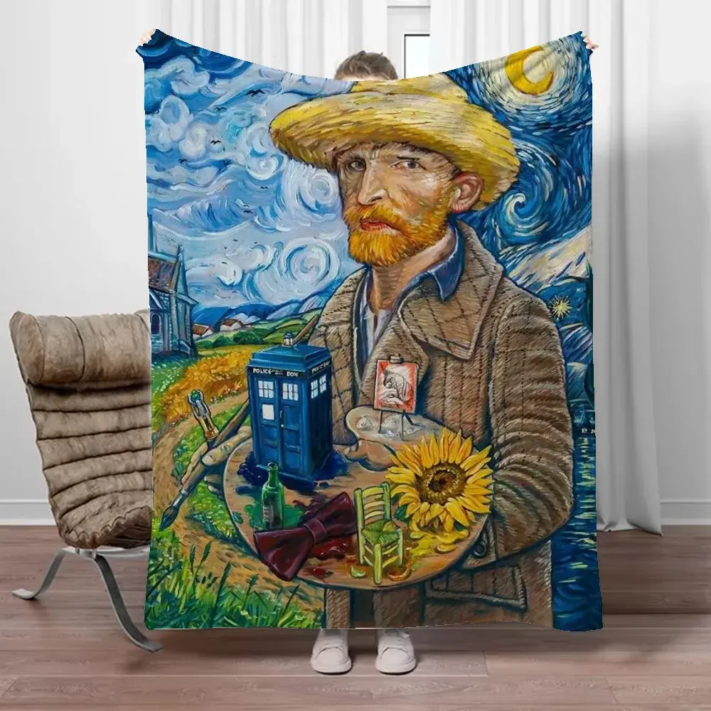 Van Gogh Boho Lance Cobertor Para Sofá, Personagens De Luxo, Cama De Microfibra, King Size Cobertores & Lança, Arcteryx