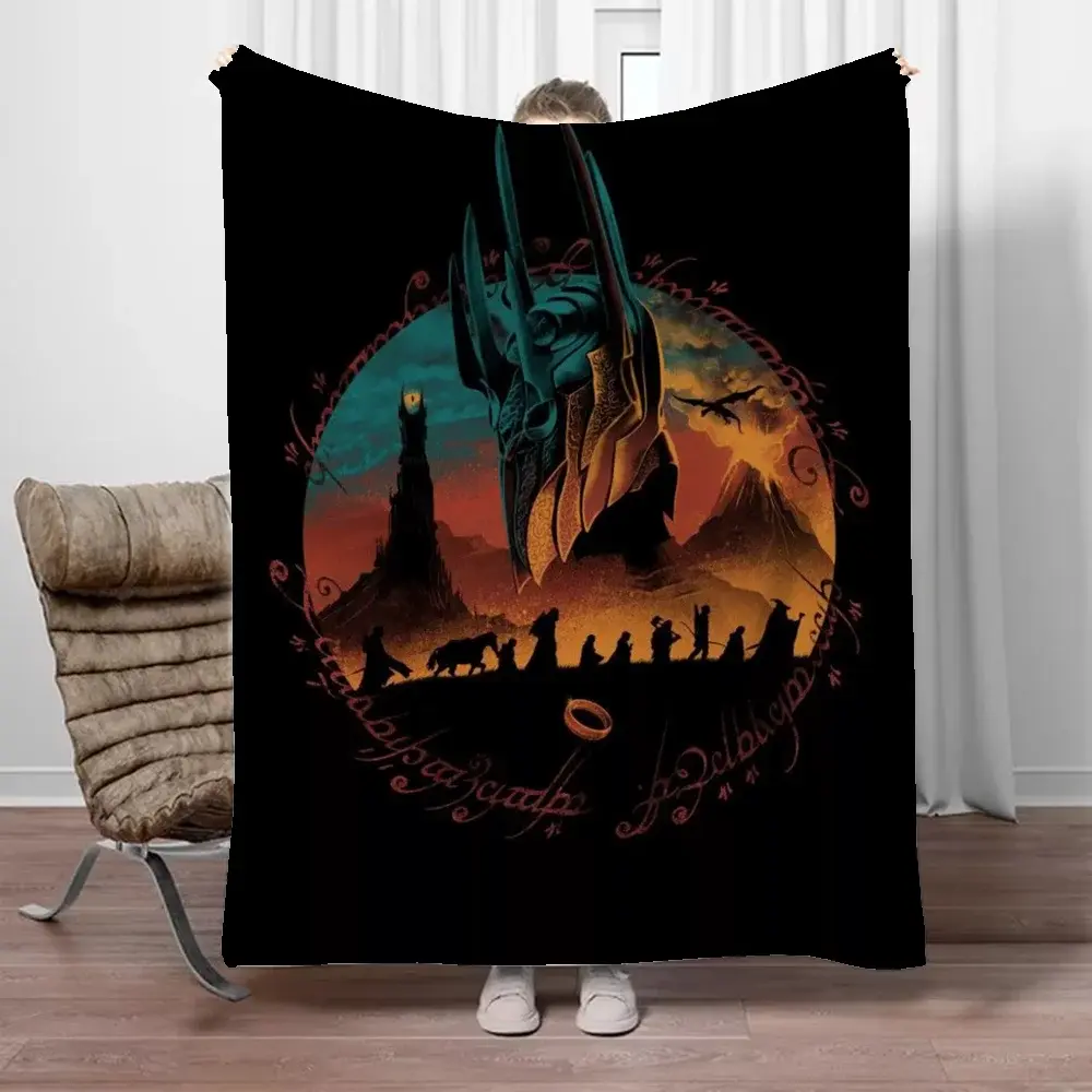 Cobertor tecido personalizado para sofá, Cama Interior para Casa, Cama de Luxo, King Size, O Senhor dos Anéis, Arcteryx