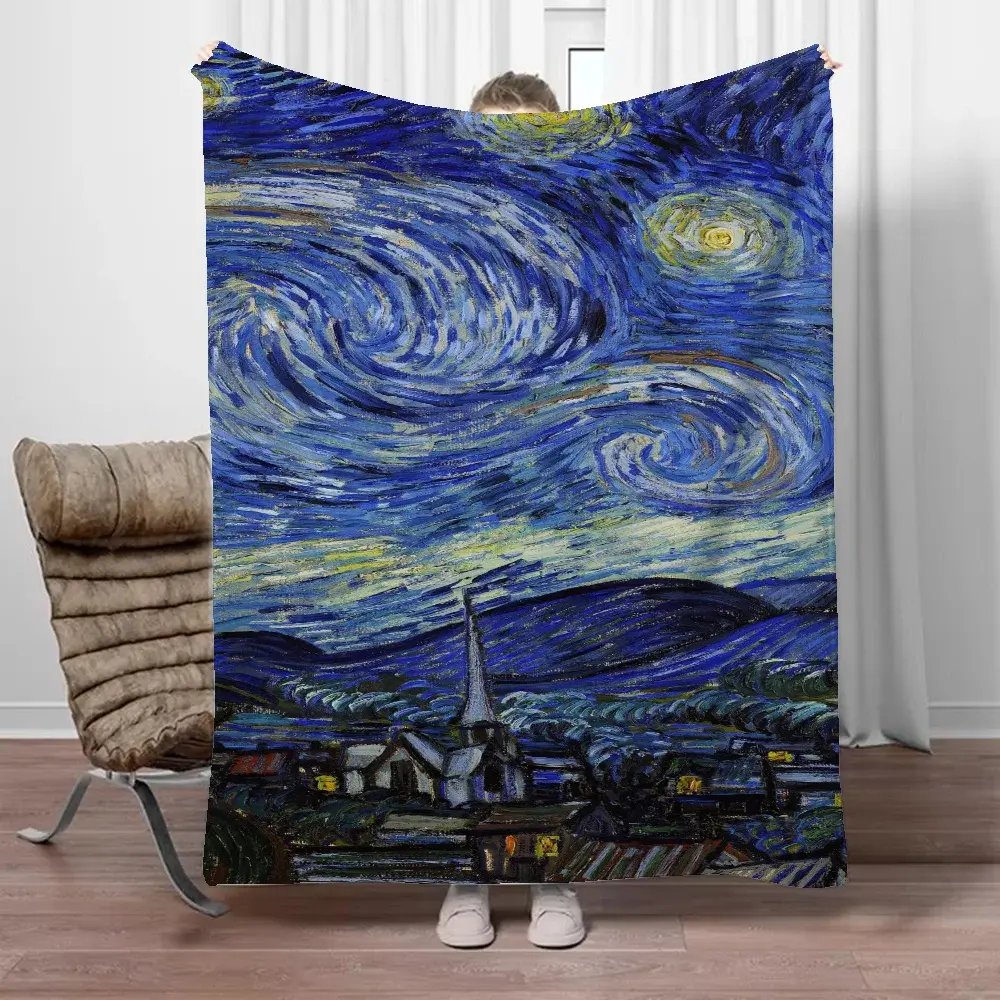 Van Gogh Boho Lance Cobertor Para Sofá, Personagens De Luxo, Cama De Microfibra, King Size Cobertores & Lança, Arcteryx