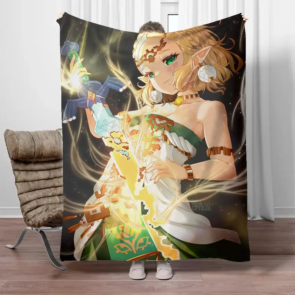 Luxo Zeldas Bed Blankets & Throws, Home Interior Funny Blanket, Toalha de Praia, Piquenique Lance, Sofá, King Size