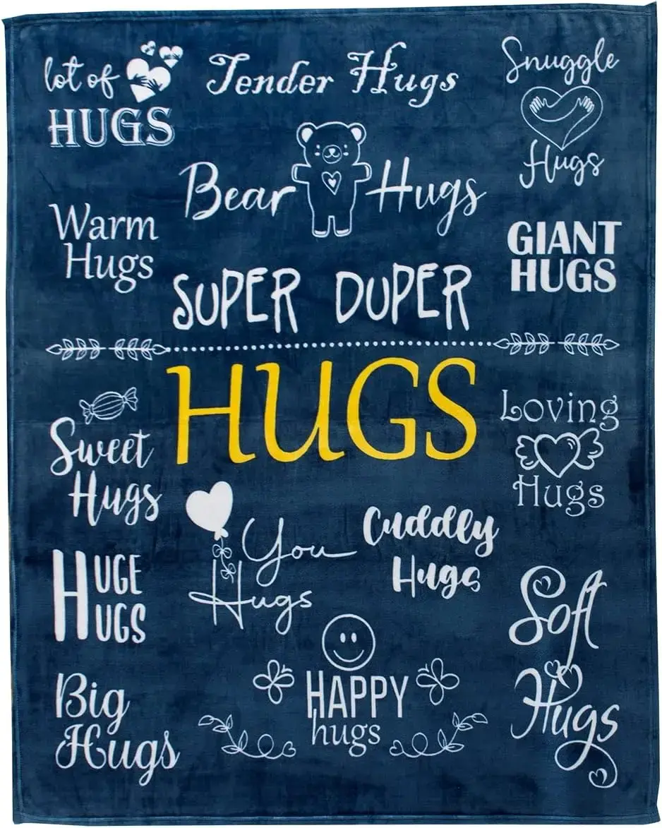 Hug Blanket Gift for Loved Ones - Cozy Throw Blanket, Plush Blanket Gift, Warm and Sentimental, Get Well Soon Gift for Women