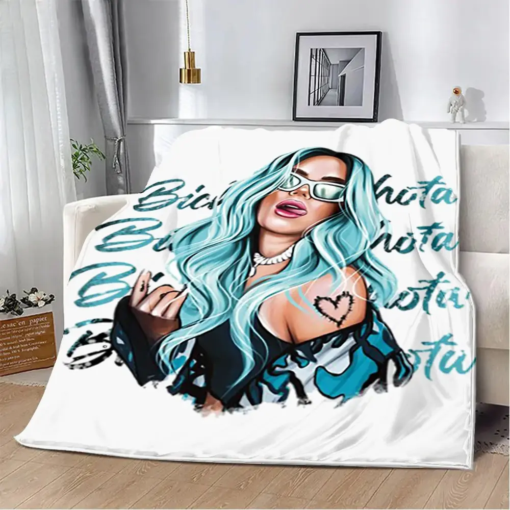 Karol G Manana Sera Bonito Manta Estampada, Cobertores de Piquenique, Quentes, Macios e Confortáveis, Viagem em Casa