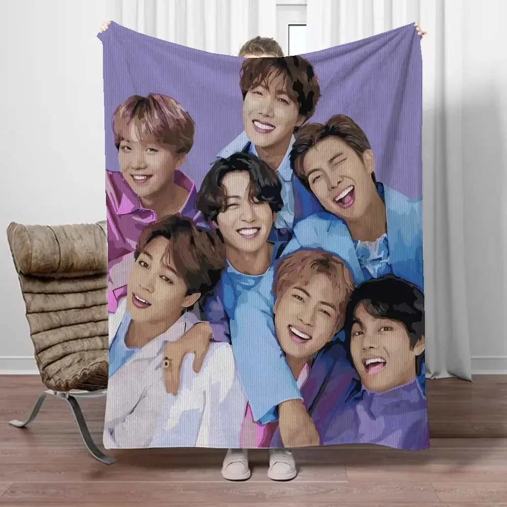Cobertor de enchimento fino para decoração de sofá, king size, kpop, jacarta, throw, toalha de praia, cobertores e mantas, kpop