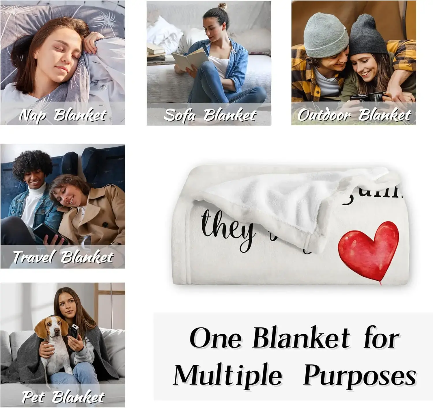 His and her anniversary wedding, birthday gift blanket, super soft sofa cover blanket, suitable for home travel