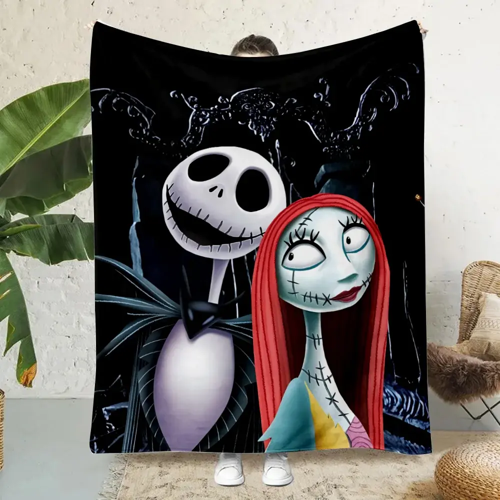 Disneys The Nightmare Jack Cobertor Impresso, Cobertores De Piquenique, Quente, Macio e Confortável, Viagem Em Casa, Presente De