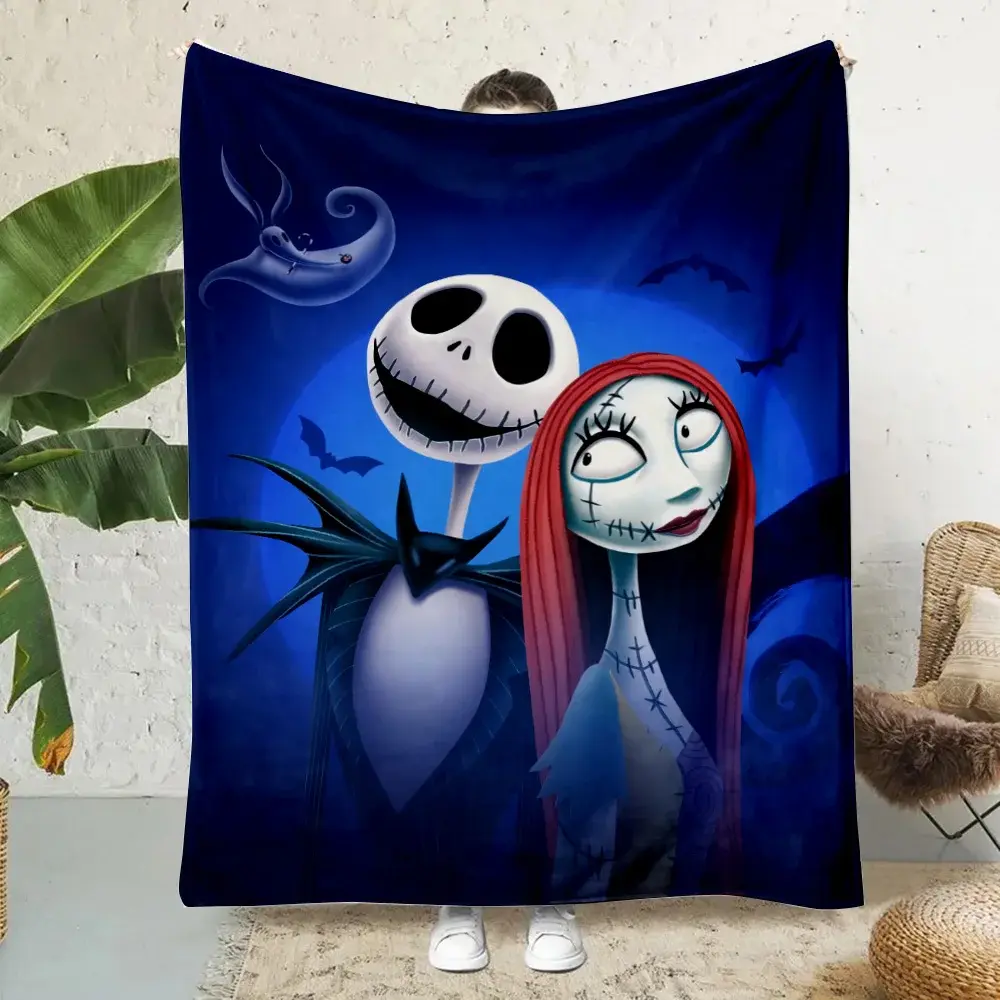 Disneys The Nightmare Jack Cobertor Impresso, Cobertores De Piquenique, Quente, Macio e Confortável, Viagem Em Casa, Presente De