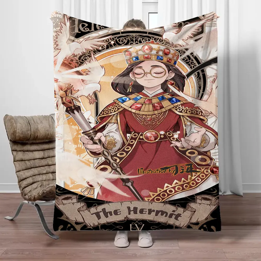 Cobertores de cama de microfibra para casa, Tarot, Sofá Cobertores e Lança, Decoração Interior Anime, King Size