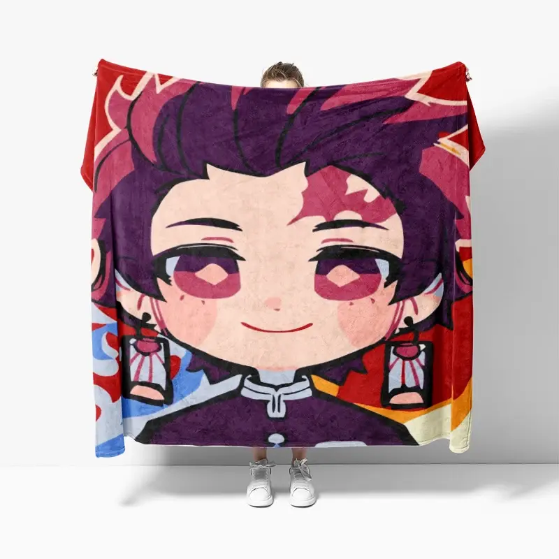 Cobertor de pelúcia macio anime, Decoração para casa, Colcha grossa, Animais na cama, Cobertor do sofá, Inverno