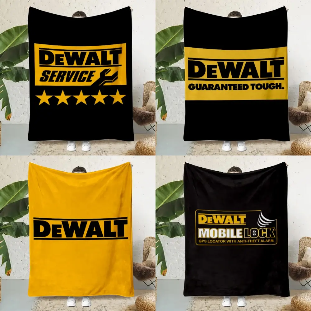 Dewalts Impresso Cobertor para Piquenique, Quente e Macio e Confortável, Viagem Doméstica e Presente de Aniversário, Excelentes