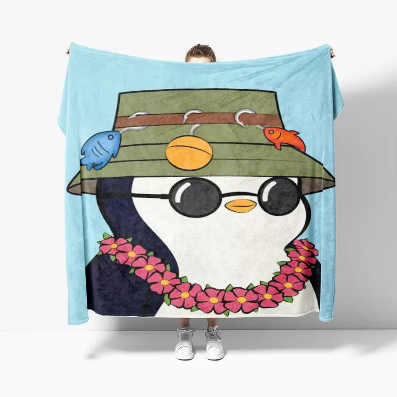 Cobertor de pelúcia macio anime, Decoração para casa, Colcha grossa, Animais na cama, Cobertor do sofá, Inverno