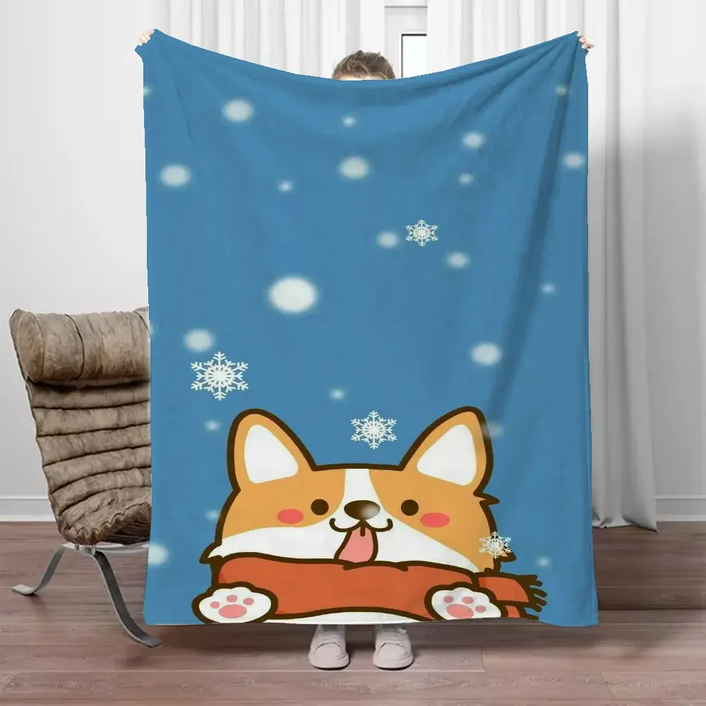 Cobertor personalizado de Natal, Jogue cobertor para sofá, Cobertores e mantas de luxo, Interior Knee Plaid Nap, Cobertores para