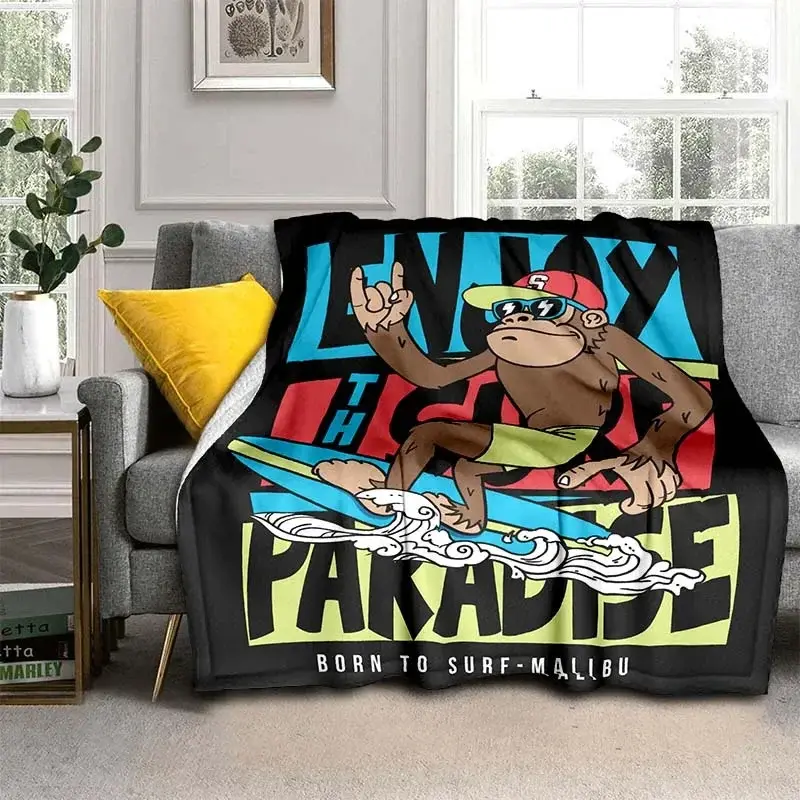 Cobertor animal engraçado dos desenhos animados 3d para cama cobertor de piquenique sofá cobertor fino cobertores personalizados