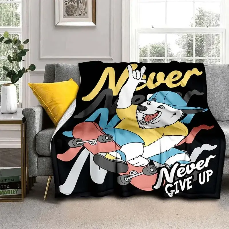 Cobertor animal engraçado dos desenhos animados 3d para cama cobertor de piquenique sofá cobertor fino cobertores personalizados