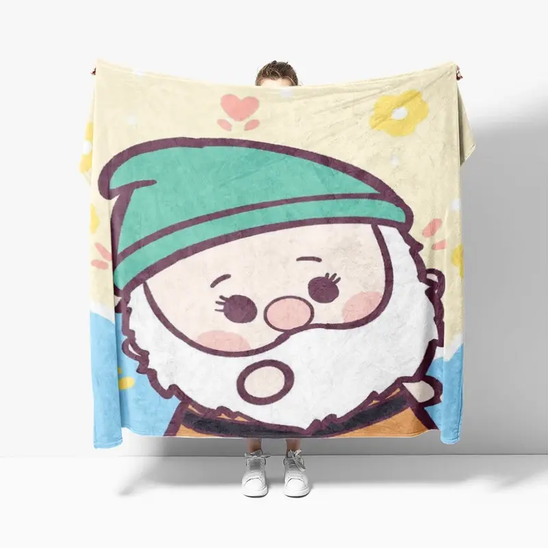 Cobertor de pelúcia macio anime, Decoração para casa, Colcha grossa, Animais na cama, Cobertor do sofá, Inverno