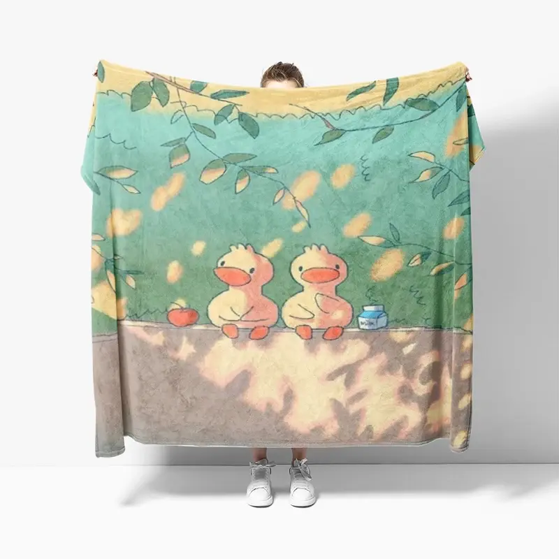 Cobertor de pelúcia macio anime, Decoração para casa, Colcha grossa, Animais na cama, Cobertor do sofá, Inverno