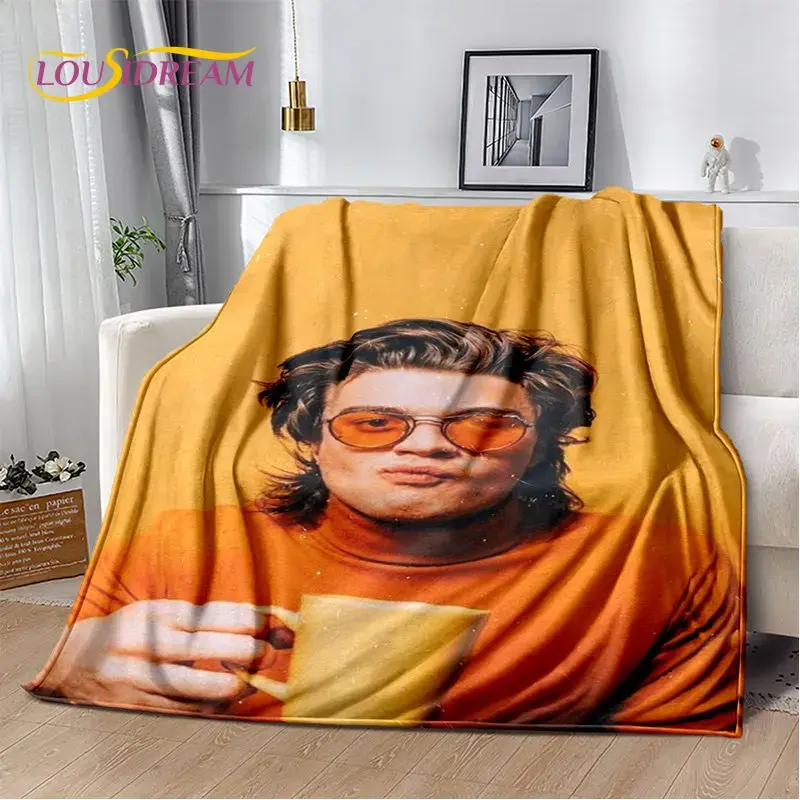 Joe Keery Steve Harrington Soft Plush Blanket,Flannel Blanket Throw Blanket for Living Room Bedroom Bed Sofa Picnic Cover Kids
