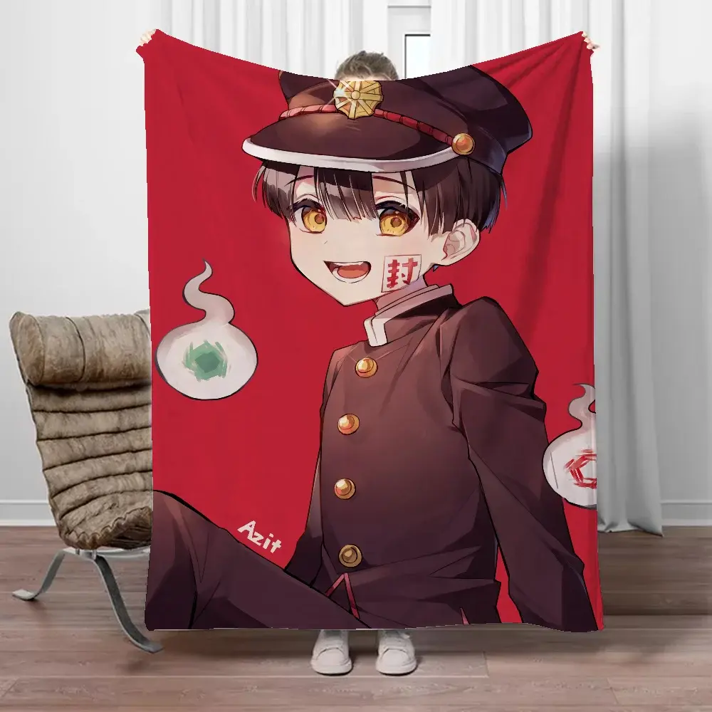 Hanako Kun-Custom Throw Blankets for Adults, Boho Blanket, Manta fofa, Interior, De grandes dimensões, Casa, Piquenique, Sofá