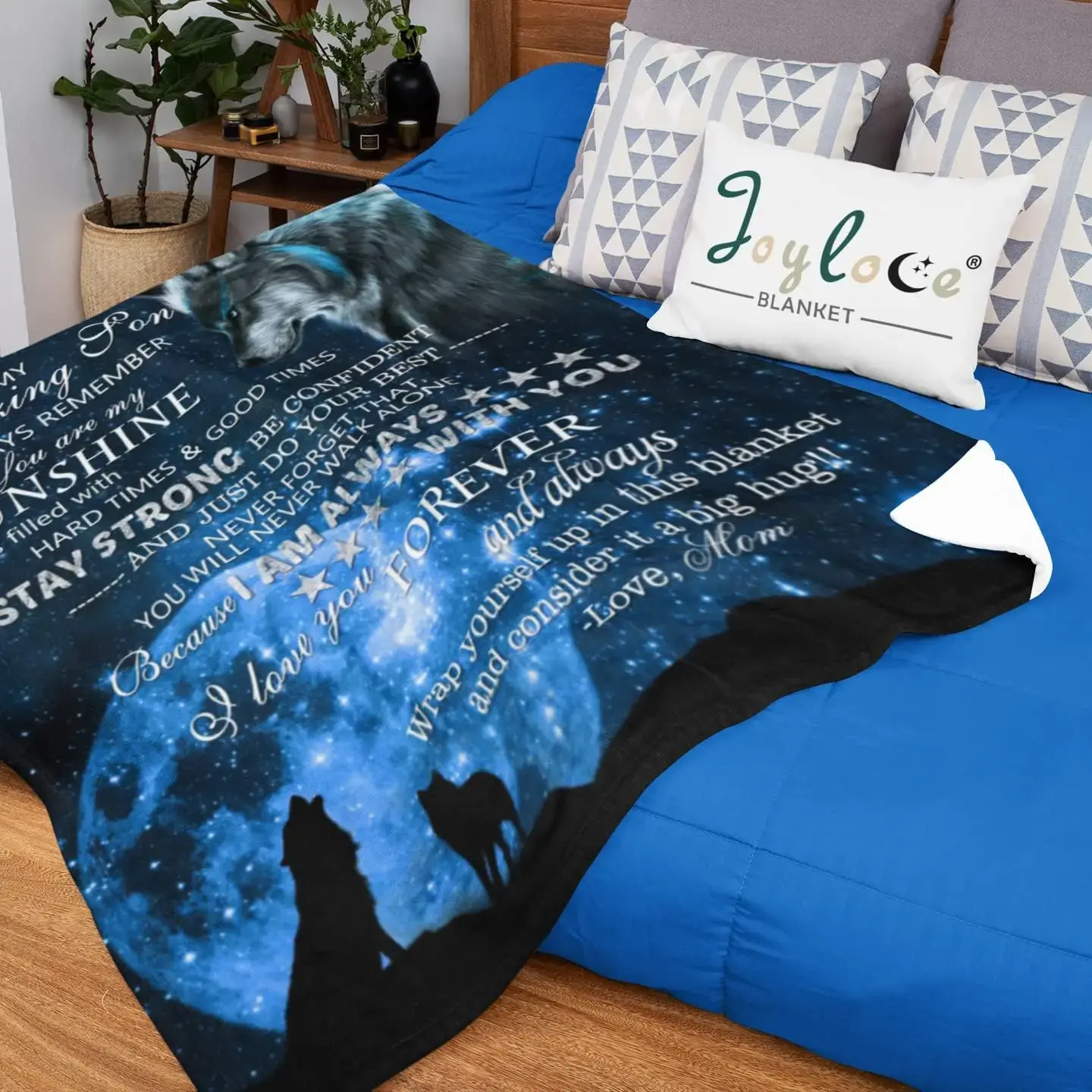 Gifts for son from mom/dad - Best birthday gift ideas for adult sons Blanket - Gift throw blanket from mother or father to son