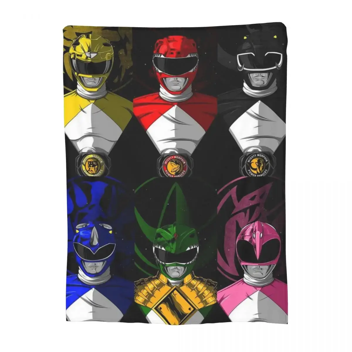 Mighty Morphin Power Ranger Blanket Flannel Throw Blankets Sofa Throw Blanket For Couch Bedding Office Throws Bedspread Quilt
