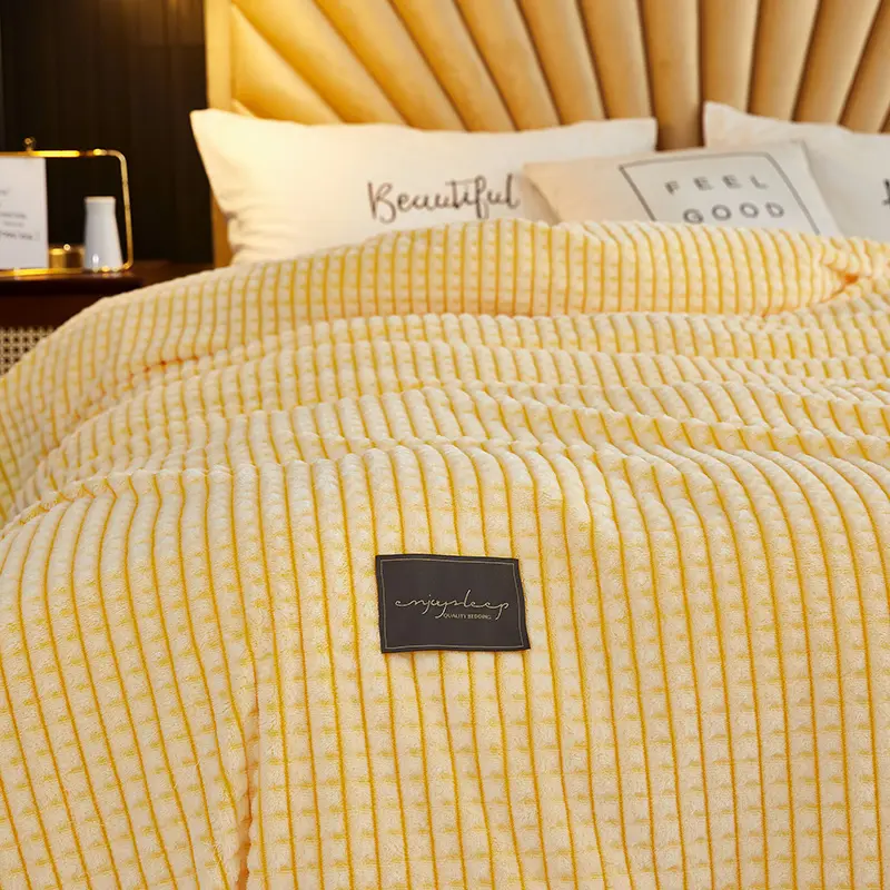 Solid Milk Velvet Blanket Bed Sheet Blankets Single Dormitory Student Coral Velvet Air Conditioning Nap Blanket Sofa Blankets